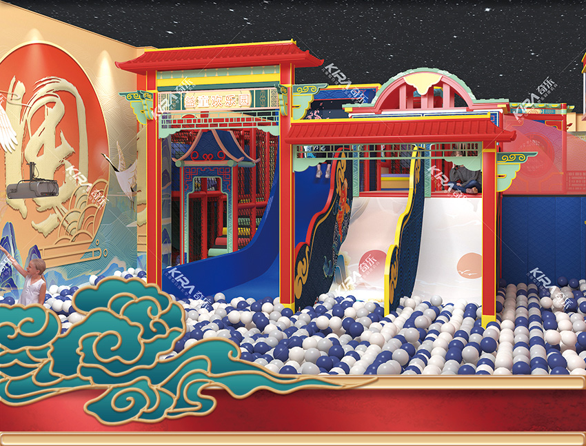 親子樂園滑梯球池區